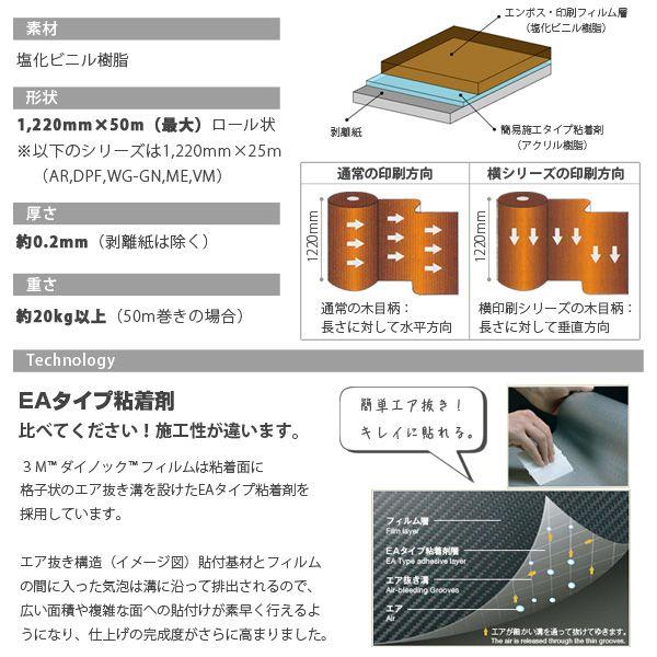 ダイノック カーボン 3M スリーエム ダイノックシート カーボンフィルム TE-1650｜kabegami-doujou｜04