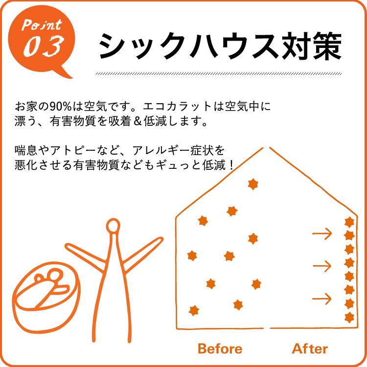 エコカラット LIXIL エコカラット ペトラスクエア 送料無料 4平米 セット ECP-60NET/PTS1N PTS2N 壁 消臭 湿気 結露 シックハウス｜kabegami-doujou｜14