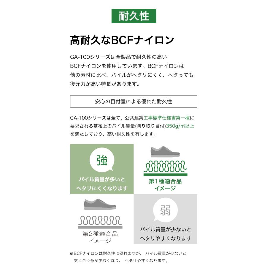 東リ（TOLI） タイルカーペット 50×50 GA-100S ストライプ 安い DIY