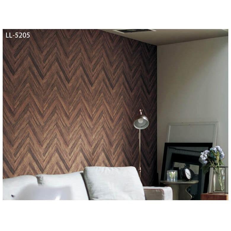 壁紙 のり付き のりつき クロス 国産壁紙 木目調 デザインウッド ウォールナット 目地なし ヘリンボーン グレー ブラウン 防かび リリカラ Ll 54 Ll 55 K Ntl Ll54 55 Diyリフォームのお店 かべがみ道場 通販 Yahoo ショッピング