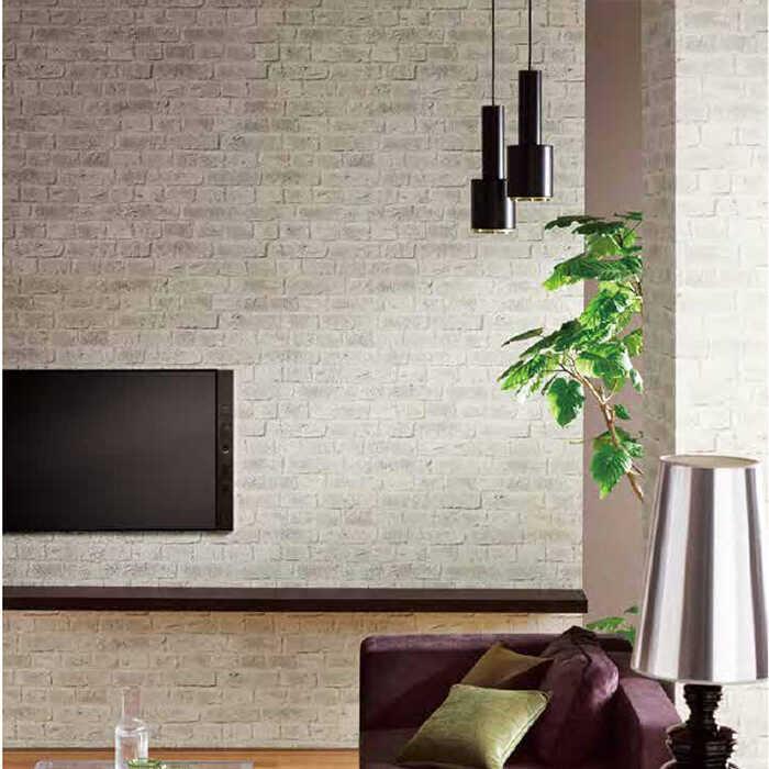 壁紙 のり付き のりつき クロス 国産壁紙 グレー レンガ ブロック リフォームおすすめ 防カビ サンゲツ Re K Ntsa Re Diyリフォームのお店 かべがみ道場 通販 Yahoo ショッピング