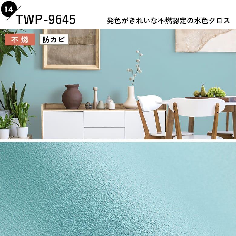 サンゲツ（SANGETSU） 壁紙 張り替え 生のり付き 水色 西海岸 ブルー