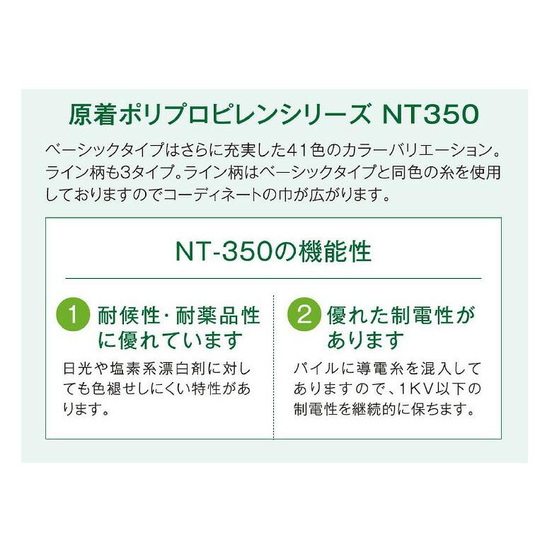 サンゲツ（SANGETSU） タイルカーペット 50×50 のり付き NT350S 1