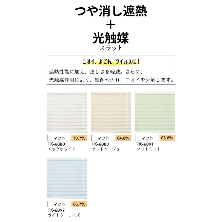 立川機工 ブラインド オーダー コードレス仕様 光触媒 ブラインド