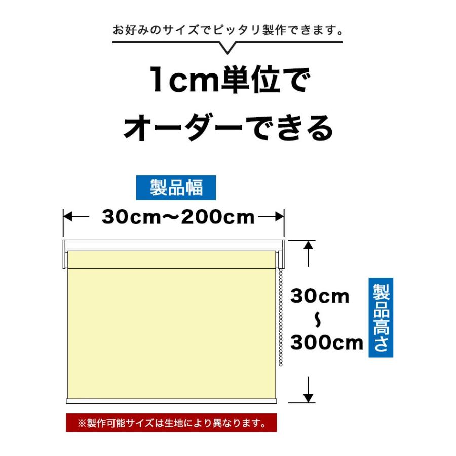立川機工 ロールスクリーン オーダー 遮光 2級 ロールカーテン 非採光