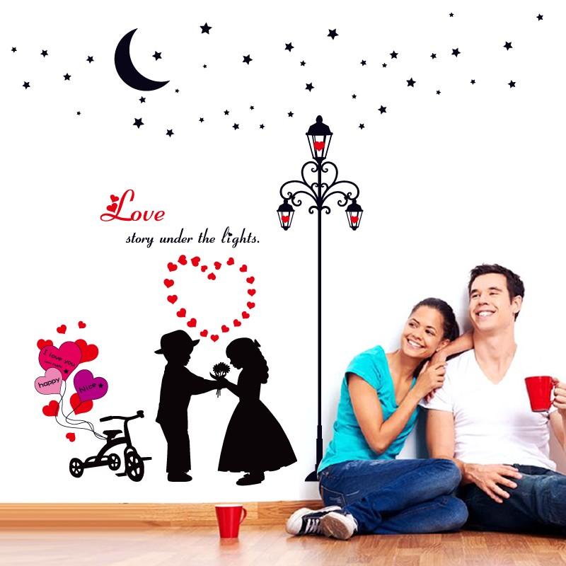 ウォールステッカー 花 フラワー 壁 シール おしゃれ リメイクシート ウォールデコ はがせる 壁紙シール ウォールシール J078 ラブのストリー J078 壁紙diyショップ 通販 Yahoo ショッピング