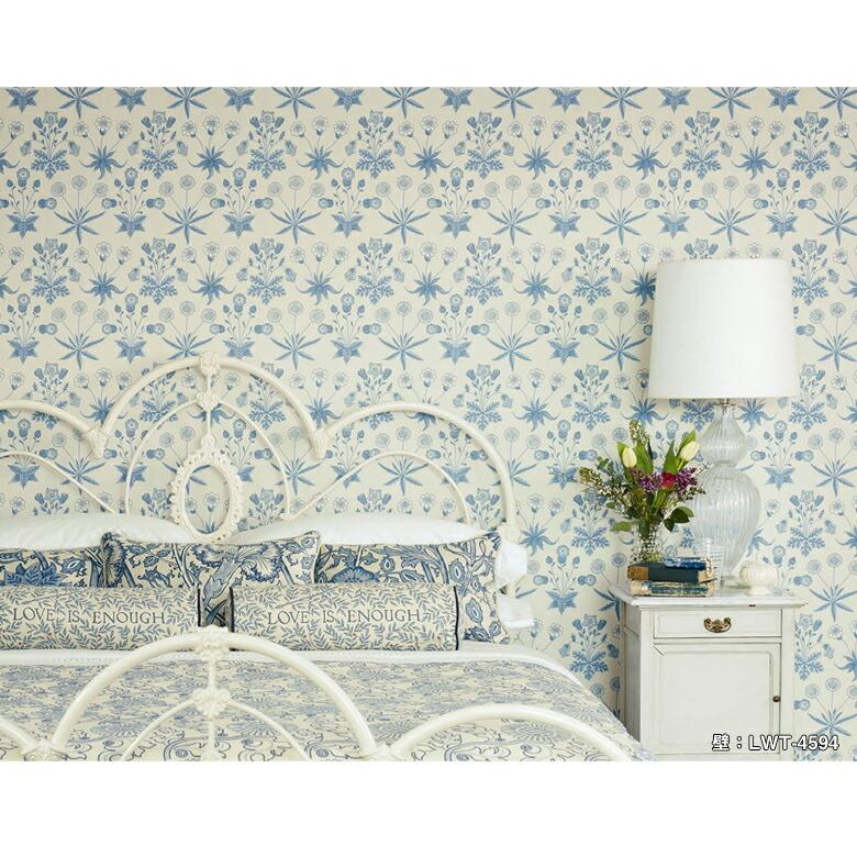 デザイン 壁紙 のりなし壁紙 Will クロス リリカラ Will 内装 のりなし壁紙 ウィル 23 ウィリアム モリス イギリス製 インポート Lwt 4595 1本単位での販売 Lwt 4594 壁紙わーるど店 Lwt4594 4595