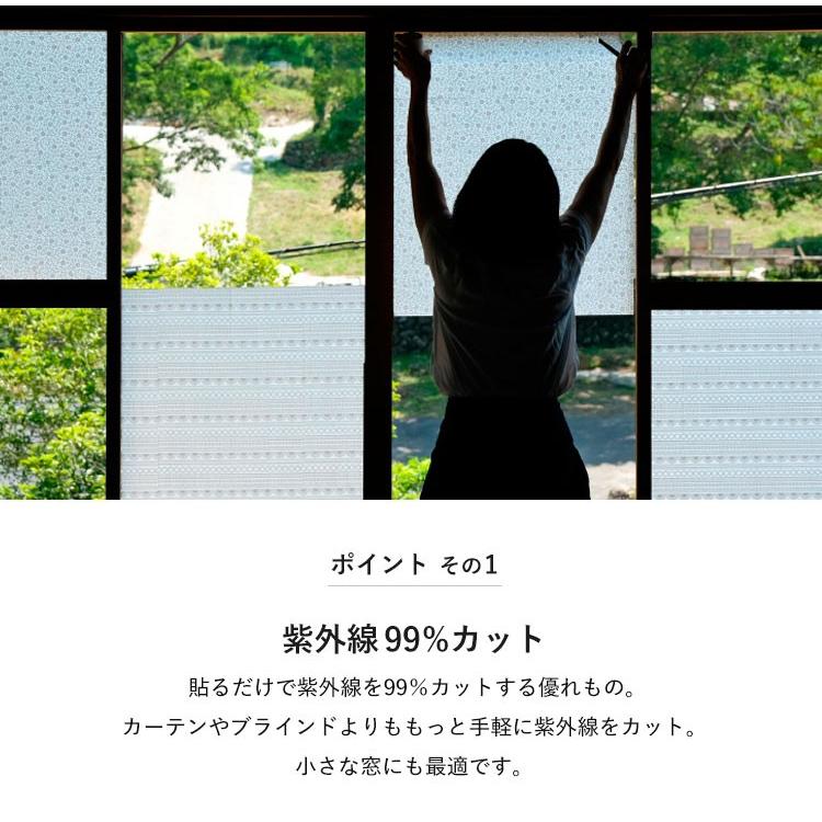 紫外線99%カット 日差しをやわらげ 目隠しにもなる レースカーテンの