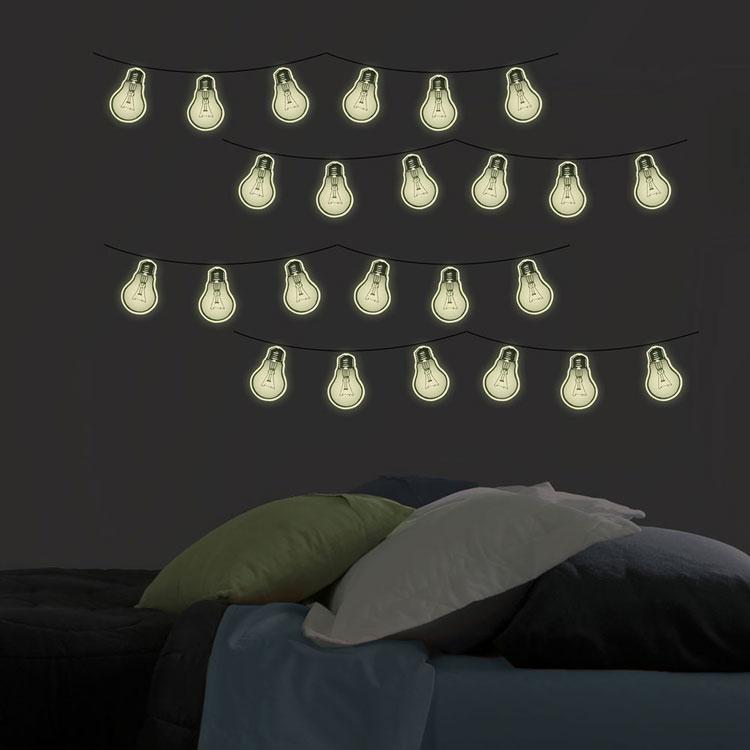 ウォールステッカー WALL POPS! ウォールポップス Bright Ideas Glow in the Dark Wall Art Kit WPK3016 蓄光 | 壁紙屋本舗 | 05