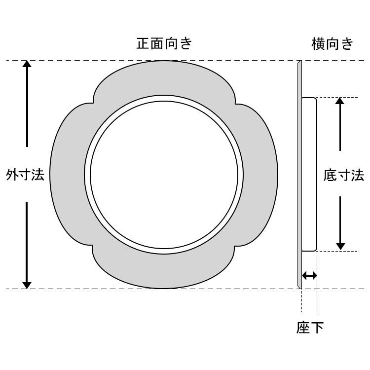 襖 ふすまの引き手 花びらデザイン 銀のアクセント付 シノ ツキエス S 211 1個単位 壁紙屋本舗 Paypayモール店 通販 Paypayモール