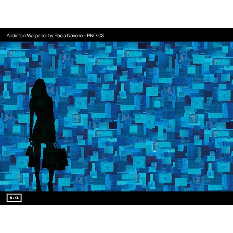 壁紙 はがせる 輸入壁紙 ADDICTION WALLPAPER BY PAOLA NAVONE 1ロール 48.7cm×10m  青 ブルー PNO-02 PNO-03 PNO-05 PNO-08 | 壁紙屋本舗 | 10