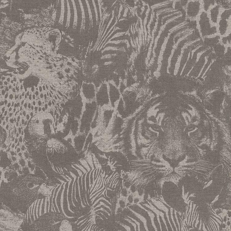 貼ってはがせる 輸入壁紙 Rasch ラッシュ Kalahari 巾 53cm 10m アニマル 動物柄 グレー アフリカン Ykik L R 壁紙屋本舗 通販 Yahoo ショッピング