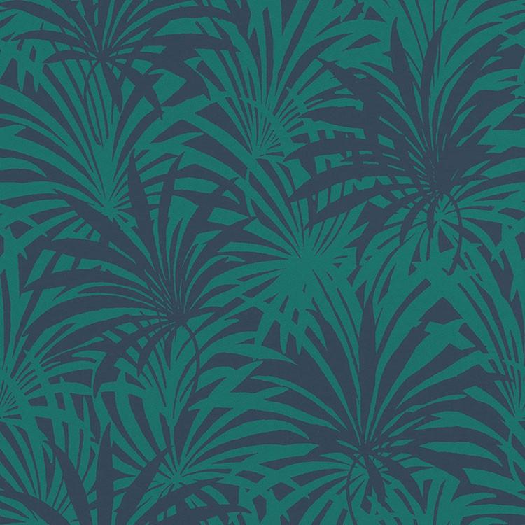 切売 壁紙 輸入壁紙 Rasch Vanity Fair フェミニン ボタニカル 葉っぱ ネイビー 緑 グリーン 壁紙屋本舗 Paypayモール店 通販 Paypayモール