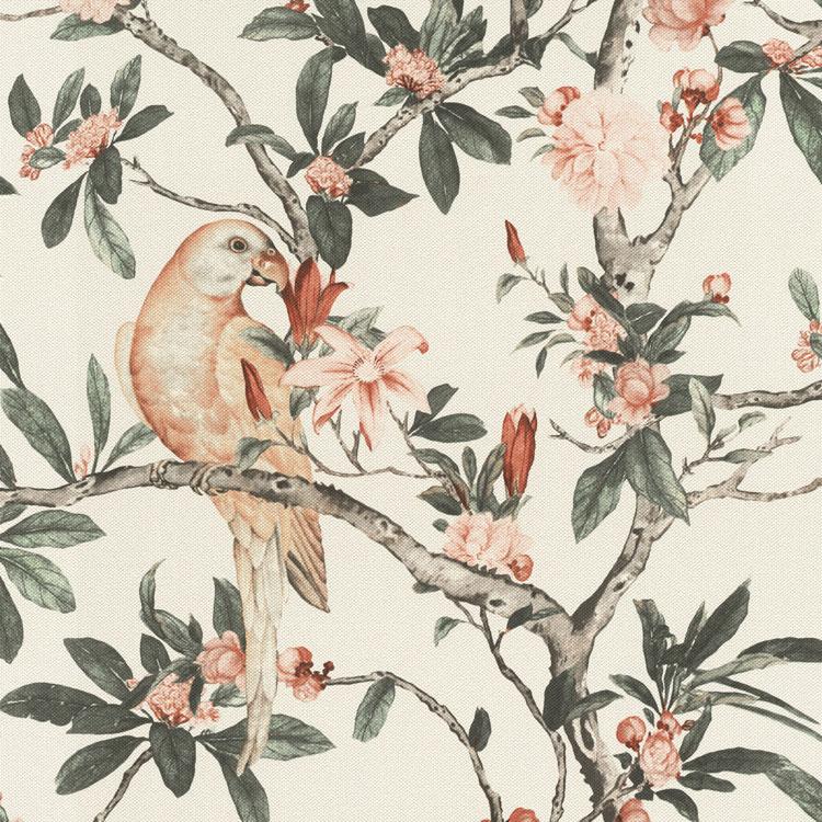 はってはがせる 輸入壁紙 Rasch Poetry Ii M単位切売 花 鳥 アニマル 動物 フラワー 壁紙屋本舗 Paypayモール店 通販 Paypayモール