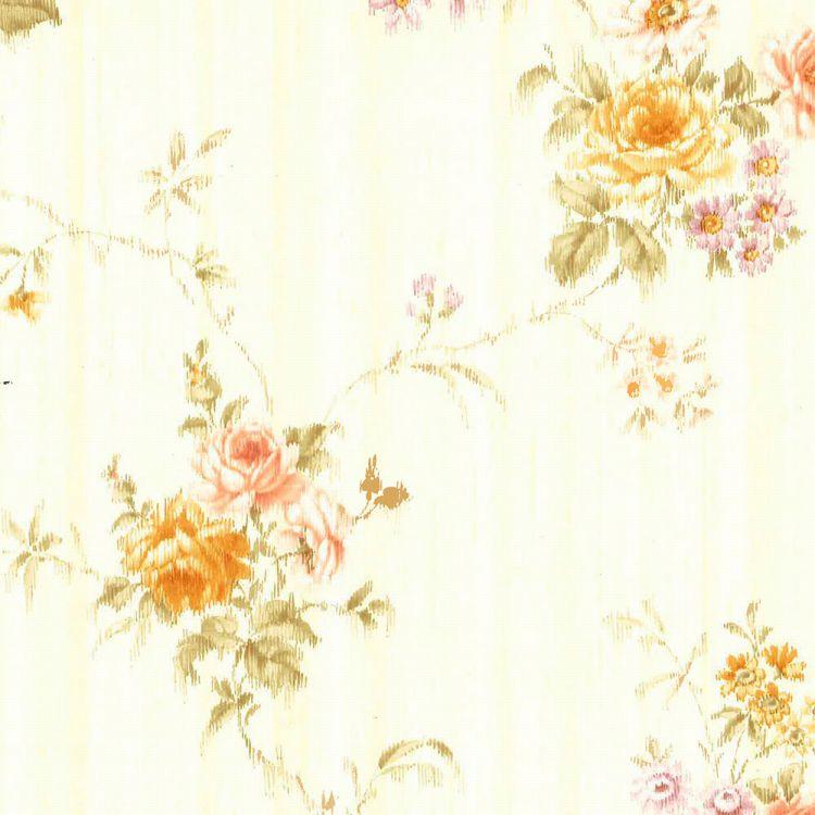 輸入壁紙 Vintage Wallpaper Wd 184 ヴィンテージ レトロ 花柄 バラ アイボリー 壁紙屋本舗 Paypayモール店 通販 Paypayモール