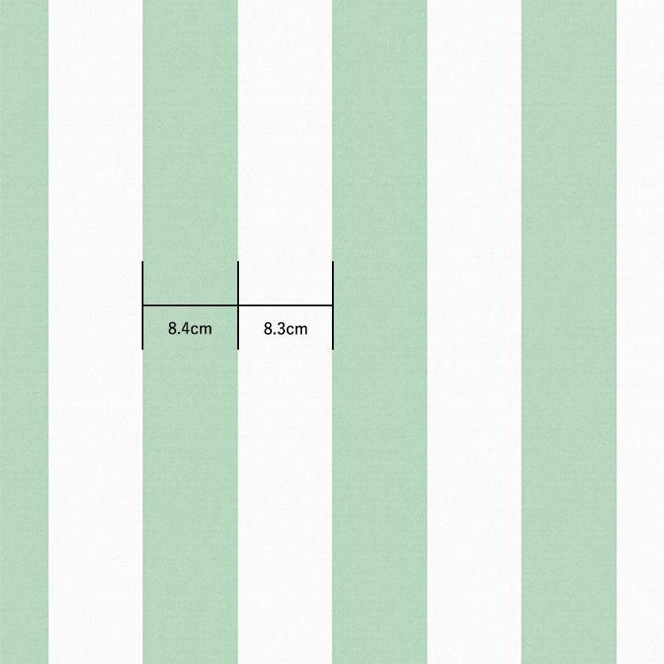 貼ってはがせる シール 壁紙 リメイクシート wallshoppe(ウォールショップ) / Candy Stripe-Jade | 壁紙屋本舗 | 02