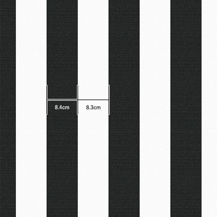 貼ってはがせる シール 壁紙 リメイクシート wallshoppe(ウォールショップ) / Candy Stripe-Onyx | 壁紙屋本舗 | 02