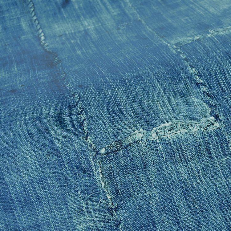 貼ってはがせる シール 壁紙 リメイクシート wallshoppe(ウォールショップ) / Lafayette Patchwork-Blue | 壁紙屋本舗 | 04