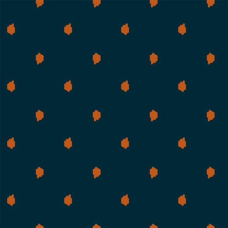 貼ってはがせる シール 壁紙 リメイクシート wallshoppe(ウォールショップ) / Medina Dot-Indigo | 壁紙屋本舗 | 01