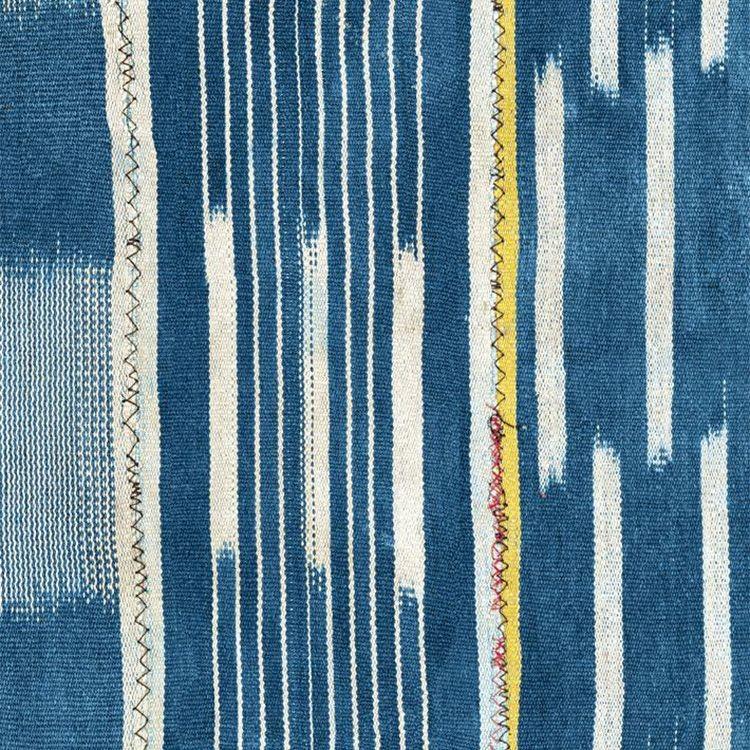 貼ってはがせる シール 壁紙 リメイクシート wallshoppe(ウォールショップ) / Madison Stripe Large-Blue | 壁紙屋本舗 | 02