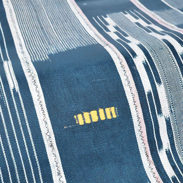 貼ってはがせる シール 壁紙 リメイクシート wallshoppe(ウォールショップ) / Madison Stripe Large-Blue | 壁紙屋本舗 | 04