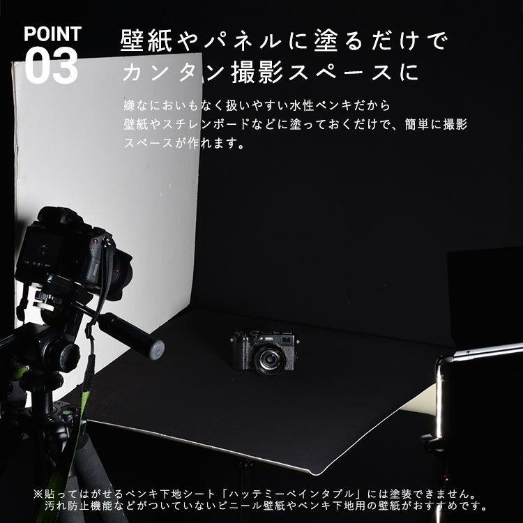 ペンキ 水性塗料 黒 ブラック イマジン ブラックペイント 2L | イマジンウォールペイント | 04