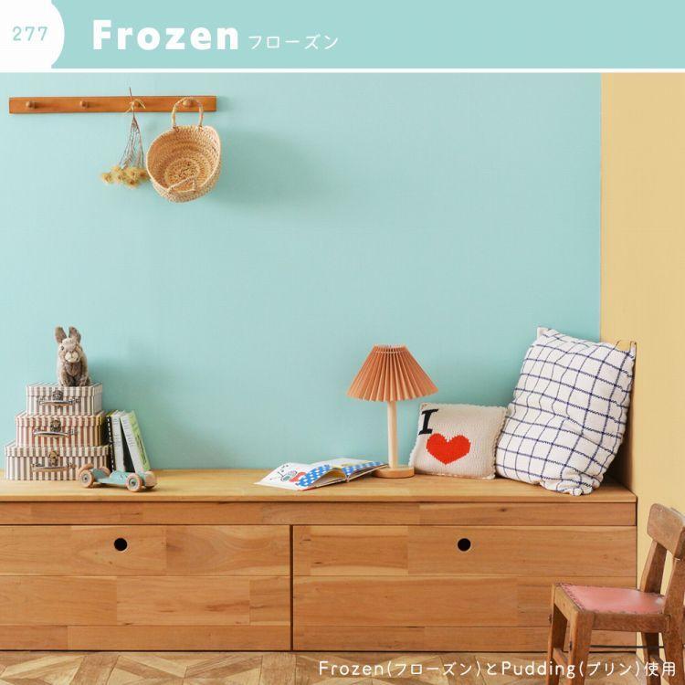 壁紙の上に塗れるペンキ 水性 塗料 イマジン ウォール ペイント 2L 単品 スタディペイント 12色 壁・天井・屋内木部用 約12〜14平米 メーカー直送商品 | イマジンウォールペイント | 21