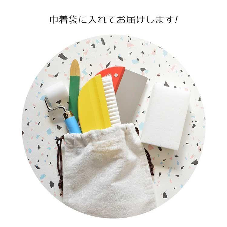 壁紙 施工道具 キッズ用 ミニサイズ 5点 道具セット なでバケ 竹べら 地ベラ ジョイントローラー スポンジ | 壁紙屋本舗 | 06