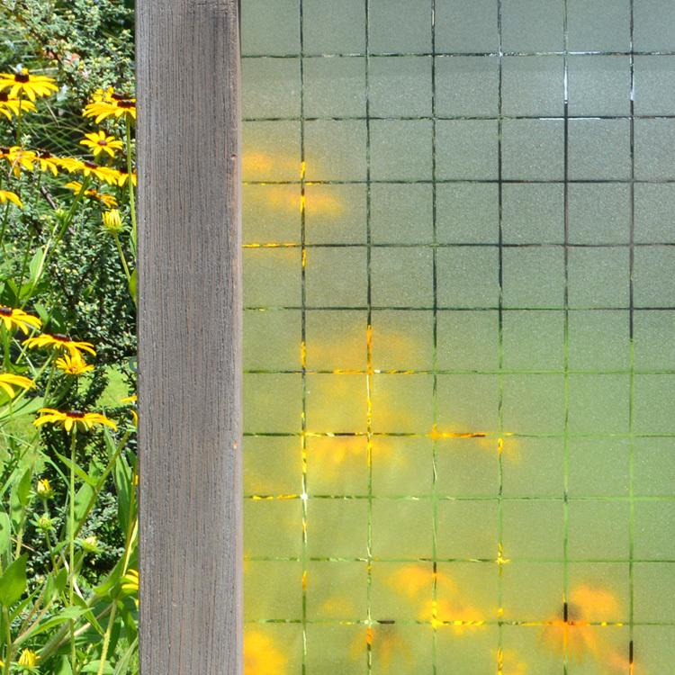ガラスフィルム 窓 はがせる 吸着タイプ 目隠し シート チェックガラスタイプ M単位で切り売り 巾90cm 壁紙屋本舗 Paypayモール店 通販 Paypayモール