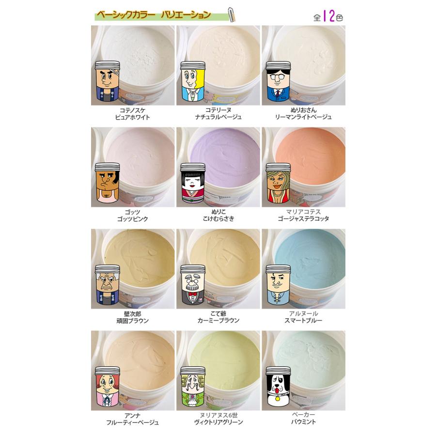 壁紙の上からそのまま塗れるDIY用天然塗り壁材 「ひとりで塗れるもん