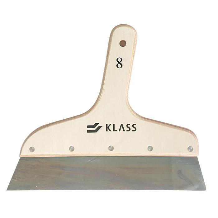 KLASS 極東産業 本格派ステンレス地ヘラ(カッターガイド)8寸 KLASS 極東産業 本格派ステンレス地ヘラ(カッターガイド)8寸