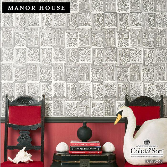 壁紙 のり無し 輸入壁紙 テシード Manor House 108 9045 52cm 10m 108 9045 108 9048 Tc Diyshop Resta Paypayモール店 通販 Paypayモール