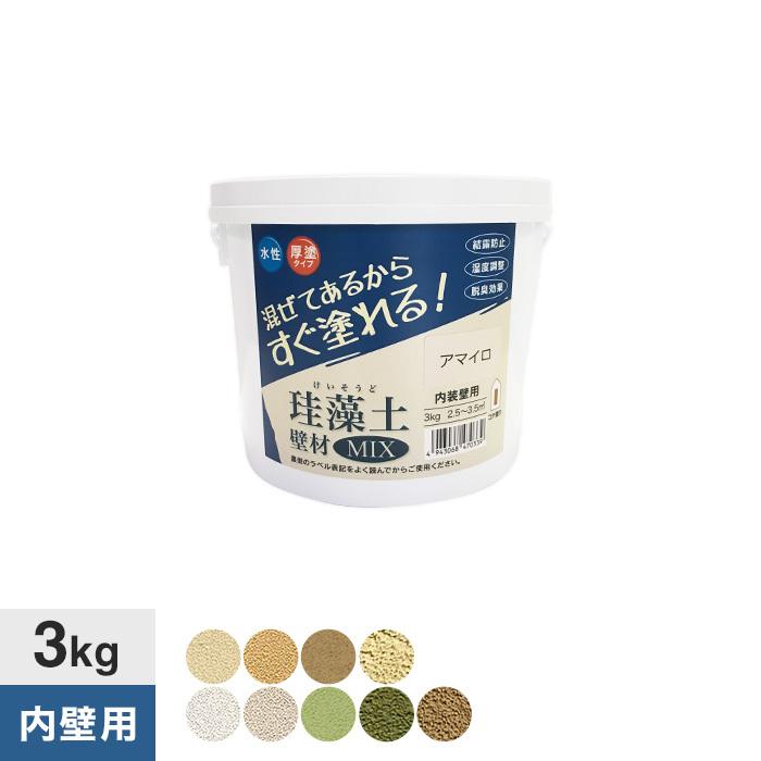 珪藻土 フジワラ化学 練済み珪藻土 珪藻土壁材mix 3kg Hw Ck Fk Mix3 Diyshop Resta Paypayモール店 通販 Paypayモール