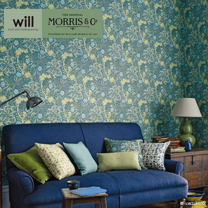 壁紙 クロス のり無し壁紙 巾52cm 10m巻 リリカラ ウィル 23 Morris Co モリスシーウィード Lwt 4600 Lwt 4600 N Knlwt0015 Diyshop Resta Yahoo 店 通販 Yahoo ショッピング