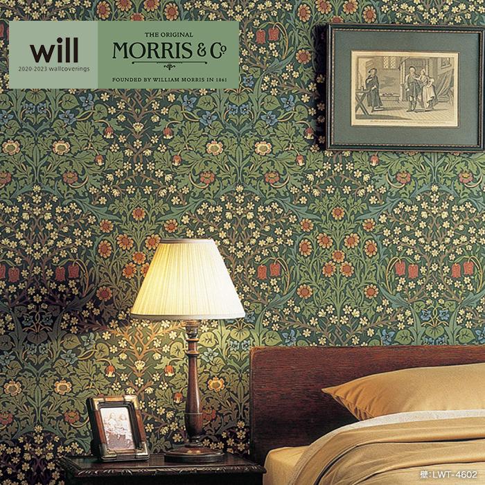 壁紙 クロス のり無し壁紙 巾52cm 10m巻 リリカラ ウィル 23 Morris Co ブラックソーン Lwt 4602 Lwt 4602 N Diyshop Resta Paypayモール店 通販 Paypayモール