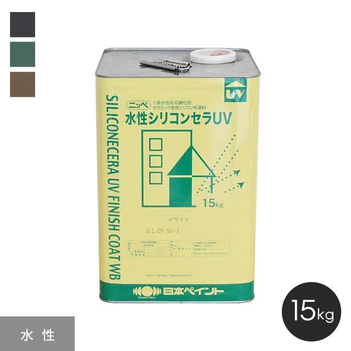 100 ％品質保証 塗料 日本ペイント 15kg*013/342__np-su- 水性シリコンセラUV ペンキ、塗料