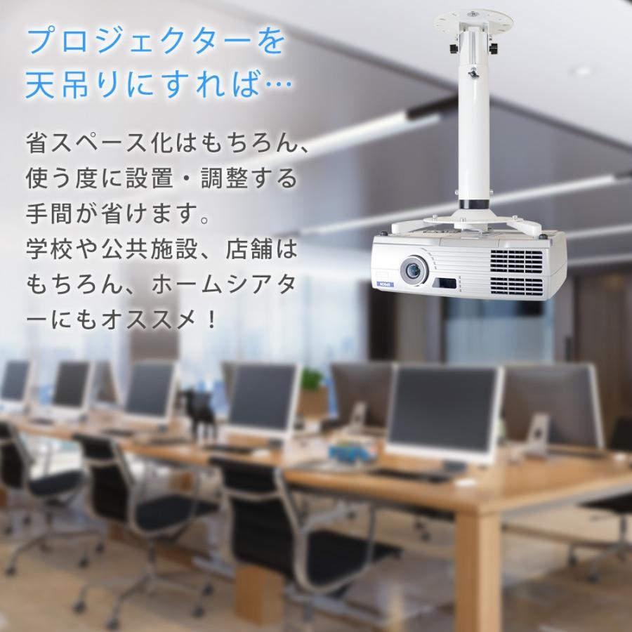 プロジェクター金具 天吊り PJセッターハング GP200 40-55の画像