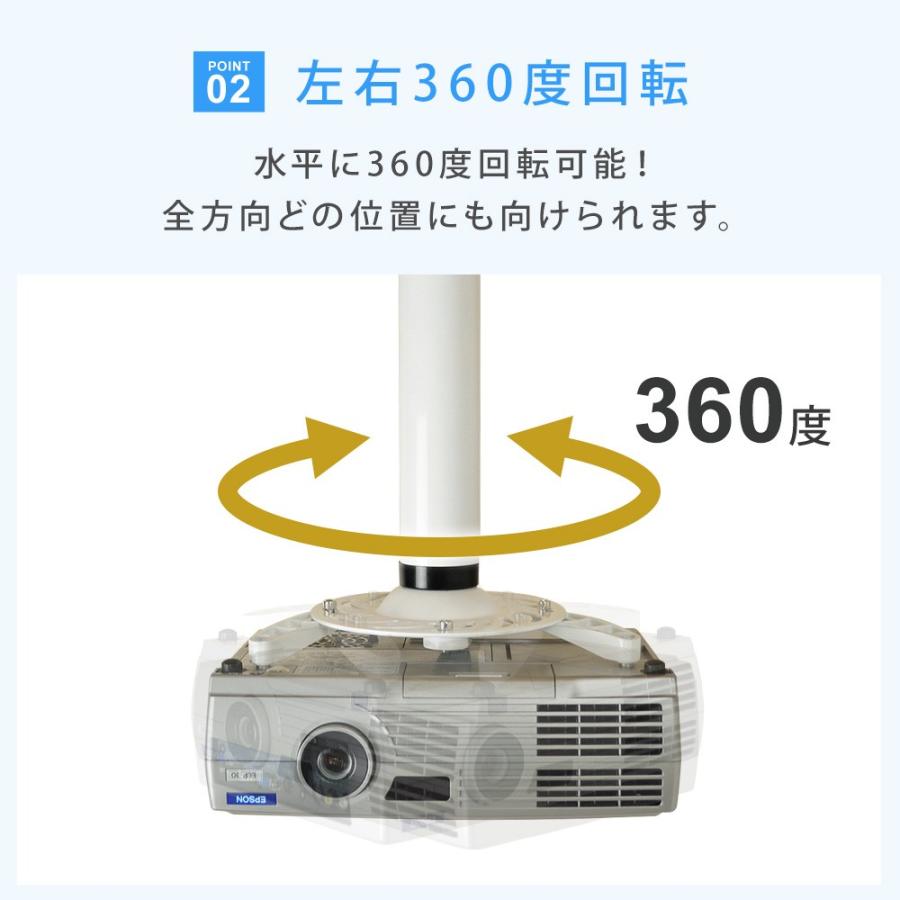 プロジェクター金具 天吊り PJセッターハング GP200 40-55の画像