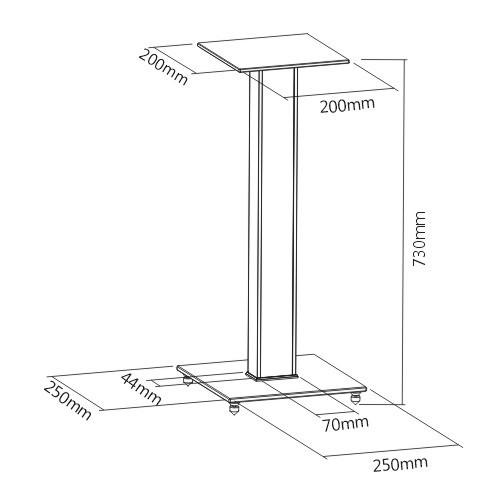 スピーカースタンド SPセッタースタンドBS100 ロング 2台セット 爆買