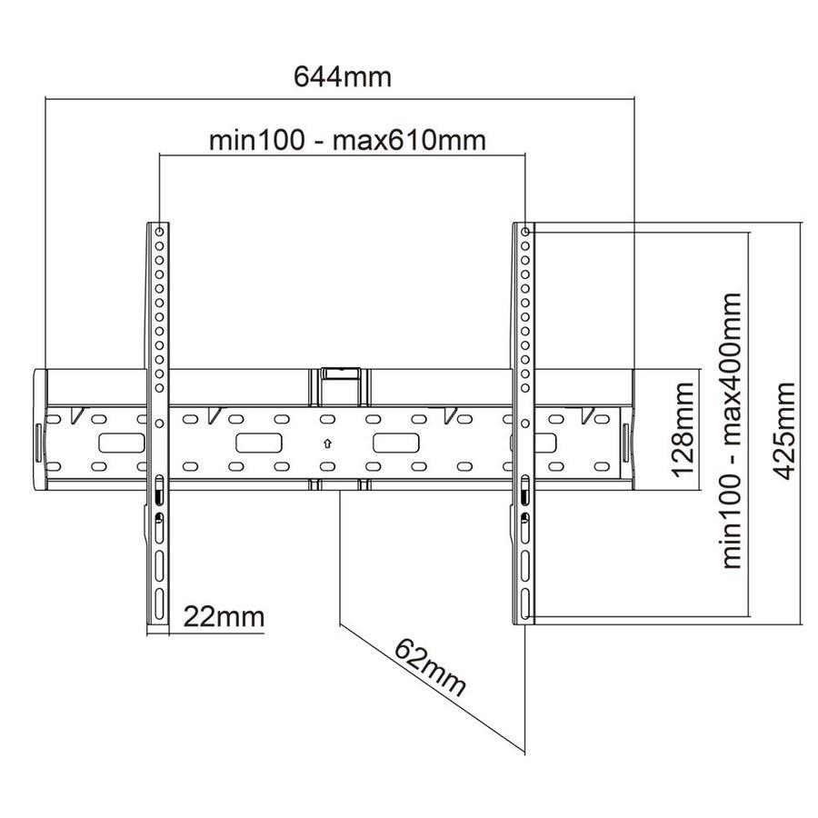 壁掛けテレビ金具 金物 TVセッタースリムRK200 Mサイズ｜kabekake-shop｜12