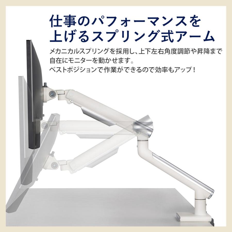 卓上モニターアーム パソコンモニターアーム 先進のデザイン性と