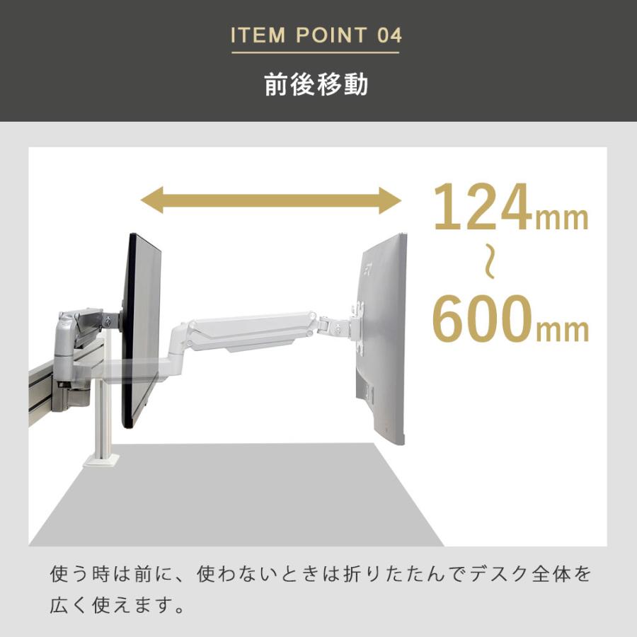 オフィスデスク収納 モニターアーム 卓上パネルハンガー 快適ワークの
