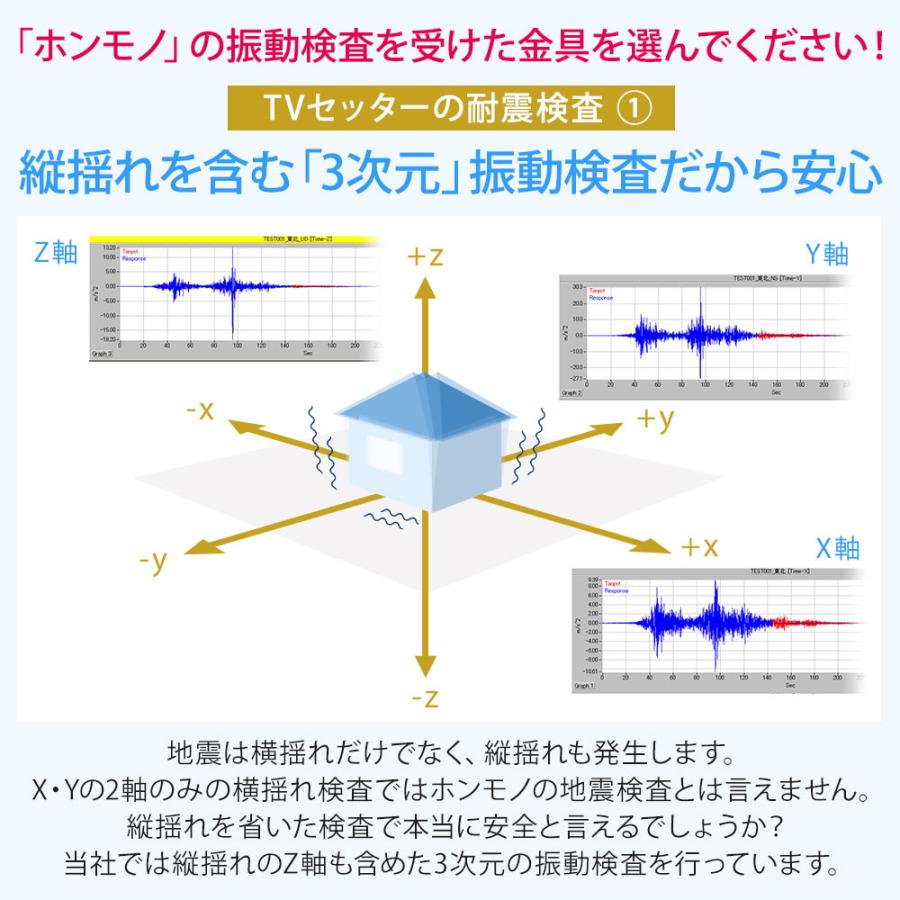 テレビ壁掛け金具 テレビ壁掛金具 壁掛けテレビ テレビ壁掛け金具 テレビ壁掛金具 耐荷重75kg 26-55インチ対応 TVセッターチルトFT100 S/Mサイズ｜kabekake-shop｜05