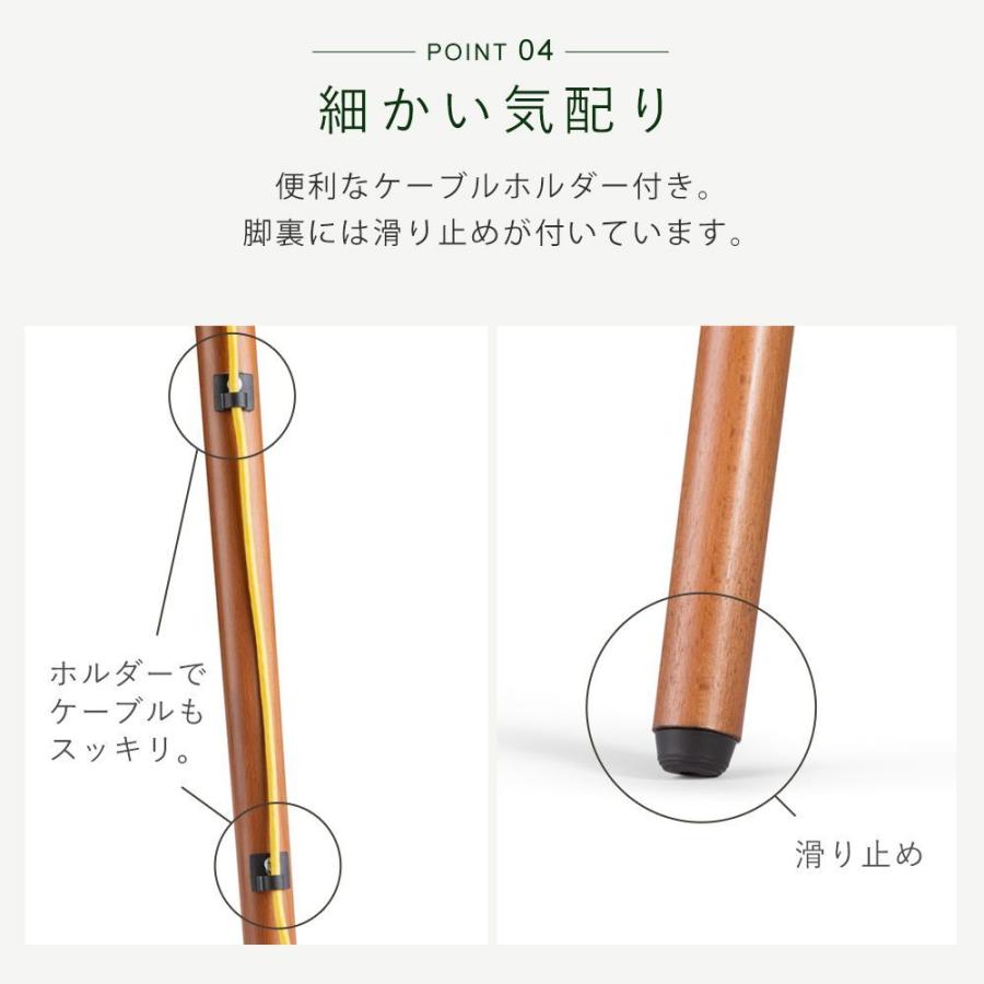 収納シェルフ付き4脚テレビスタンド テレビ台 TVタワースタンド FS642