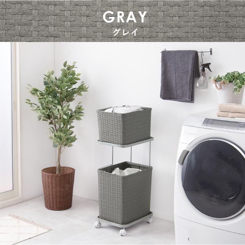 未使用カゴ付洗濯機ラック黒ブラック - 通販 - toptelha.net.br