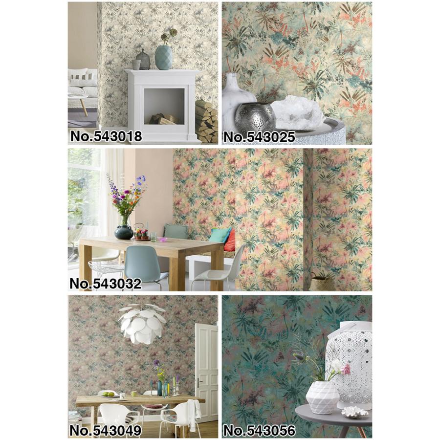 にはのり 壁紙 ボタニカル 白 ベージュ グレー グリーン かべがみ革命 通販 Paypayモール 輸入壁紙