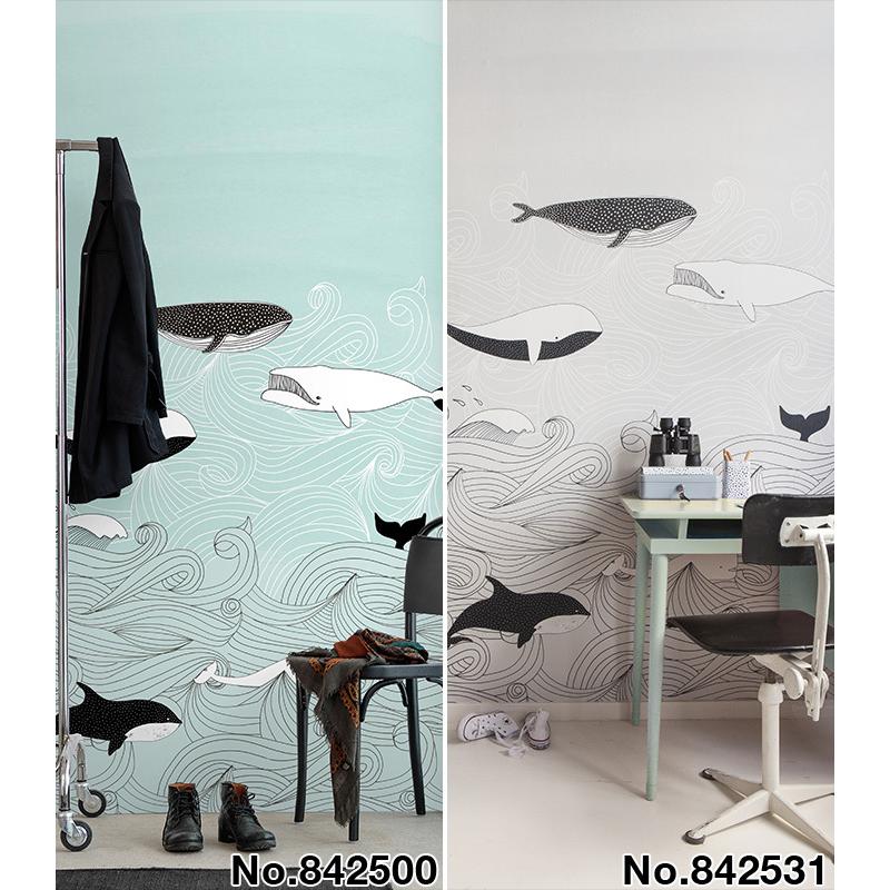壁紙 輸入壁紙 rasch Stories 200cmx280cm 全2色 はがせる壁紙 貼ってはがせる壁紙 フリース壁紙 賃貸 ドイツ製 海の画像