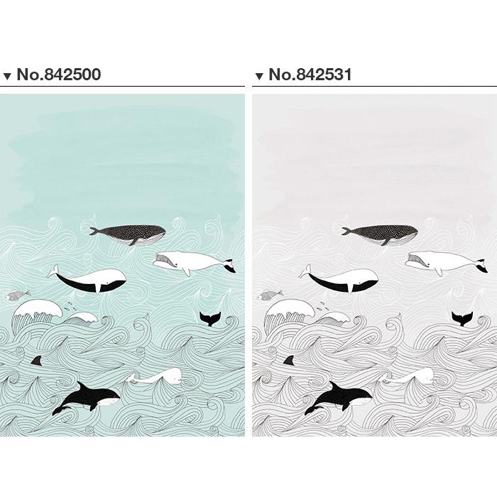 壁紙 輸入壁紙 rasch Stories 200cmx280cm 全2色 はがせる壁紙 貼ってはがせる壁紙 フリース壁紙 賃貸 ドイツ製 海の画像