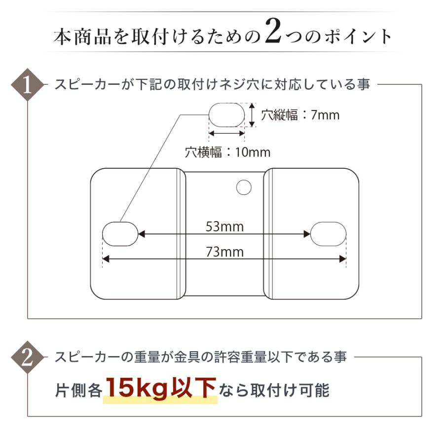 エモーションズ スピーカー 壁掛け 天吊り 送料無料 角度調節