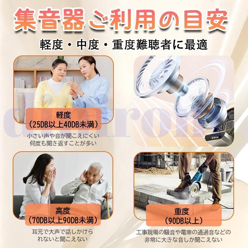 集音器 補聴器 高齢者 Bluetooth 耳穴型 超軽量 両耳兼用 集音器 高齢者 使いやすい 耳穴式 充電式 コンパクト 小型 軽量